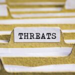 Elon Musk Reveals Death Threats Amid Attacks on Tesla File tab labeled "Threats" in focus.
