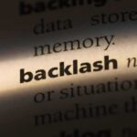 Highlighted word backlash in a dictionary page.