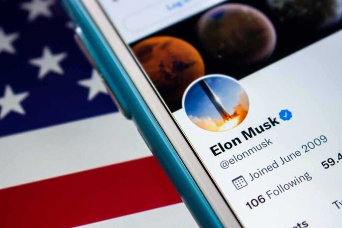 2053825583 featured image Phone displaying social media profile on American flag