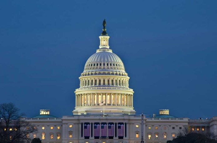 23264335 featured image U.S. Capitol building illuminated at dusk.