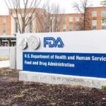FDA headquarters entrance with large office building