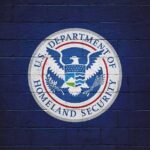 US Department of Homeland Security emblem on wall