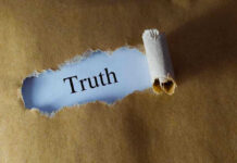 Megyn Kelly CAUGHT – Photo Destroys Her Claim Ripped paper reveals word truth underneath brown surface