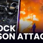 Ambulance EXPLODES in 'antisemitic hate crime' after