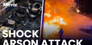 Ambulance EXPLODES in 'antisemitic hate crime' after