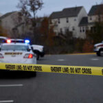 DEA Raid NIGHTMARE: Kids Held at Gunpoint! Sheriff line tape blocking scene with police and ambulance.