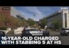Boy, 16, charged for stabbing at Foss High School that injured 4 students, security guard