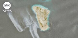 Suspected oil spill near Kharg Island, Iran's main oil hub