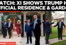 Trump’s ‘Bonkers’ Garden Stroll Baffles Critics CANDID STROLL: Xi Shows Trump Around the Highly Restricted Zhongnanhai Garden