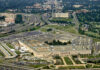 New Uranium Site Raises Nuclear Proliferation Concerns Aerial view of the Pentagon building and surrounding area.