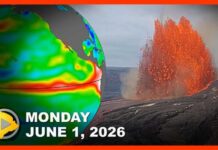 Kīlauea’s Summit Erupts Again in Dramatic Lava Display BIVN Update: Kilauea Record Eruption, El Niño, Voyagers Change Plans (June 1, 2026)