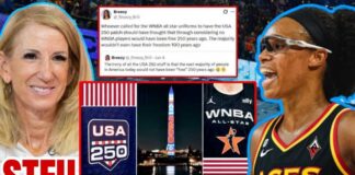 Brianna Turner FLIPS OUT w ACTIVIST RANT over America 250 All Star Game Patches! | WNBA
