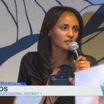 Gen Z Upset Torches 30-Year Power Melat Kiros speaks after ousting 15-term Rep. Diana DeGette in Colorado Congressional primary