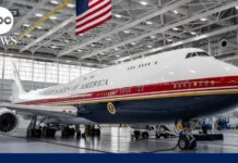 Trump unveils Qatari-donated 747 that will serve as Air Force One