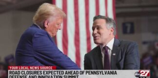 Road closures expected ahead of Pennsylvania Defense and Innovation Summit