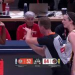 Caitlin Clark Hits Suspension Line After Controversial Foul 👀 TECH, Miller swipes at Caitlin Clark after whistle | Indiana Fever WNBA Women's Basketball NBA
