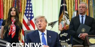Watch: Trump signs executive order updating childhood vaccine recommendations