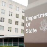 Washington Lifts Syria Terror Designation Department of State sign outside office building