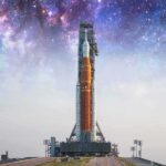 Early Launch Shock: Falcon Heavy Jumps Schedule Rocket on launch pad under starry sky
