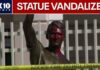 Charlie Kirk TPUSA memorial statue defaced with spray paint in Tempe | FOX 10 Phoenix