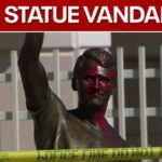 Charlie Kirk TPUSA memorial statue defaced with spray paint in Tempe | FOX 10 Phoenix