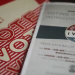 Voting instructions and mail-in ballot materials