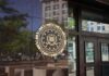 FBI seal on a building entrance