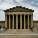 Supreme Court building with grand columns and steps