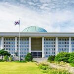 U.S.–South Korea Drills Face Major Cutback Parliament building with a green dome and flagpoles