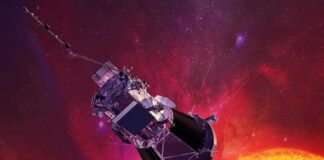 space probe approaching the Sun