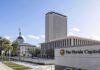 Florida Execution Follows Swift Court Proceedings Florida Capitol complex with modern tower and historic dome
