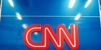 CNN logo on a blue background